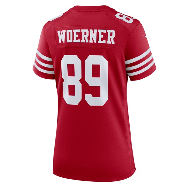 Charlie Woerner San Francisco 49ers Nike Women's Game Jersey - Scarlet - Image 3