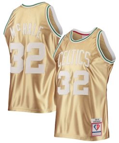 Kevin McHale Boston Celtics 75th Anniversary 1985/86 Hardwood Classics Swingman Jersey - Gold