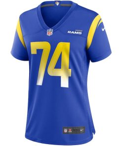 Alternative view of Merlin Olsen Los Angeles Rams Nike Women's Game Retired Player Jersey - Royal