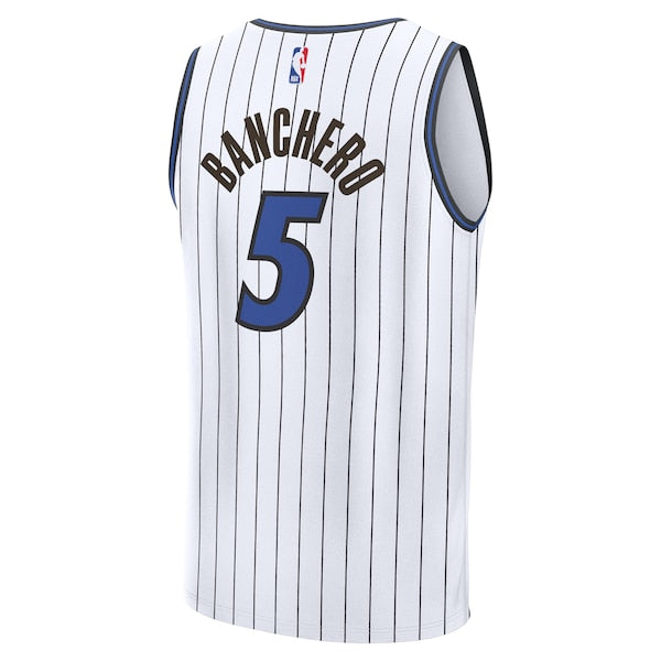 Paolo Banchero Orlando Magic Fast Break Replica Player Jersey - Association Edition - White - Image 3