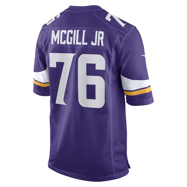 T.Y. McGill Jr. Minnesota Vikings Nike Game Player Jersey - Purple - Image 3