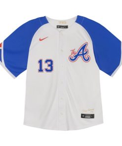 Alternative view of Ronald Acu?a Jr. Atlanta Braves Nike Toddler City Connect Limited Player Jersey - White