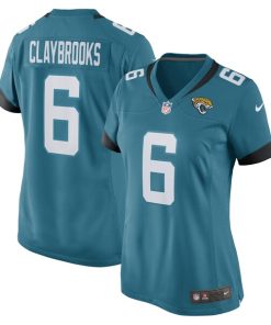 Chris Claybrooks Jacksonville Jaguars Nike Women's Game Player Jersey - Teal