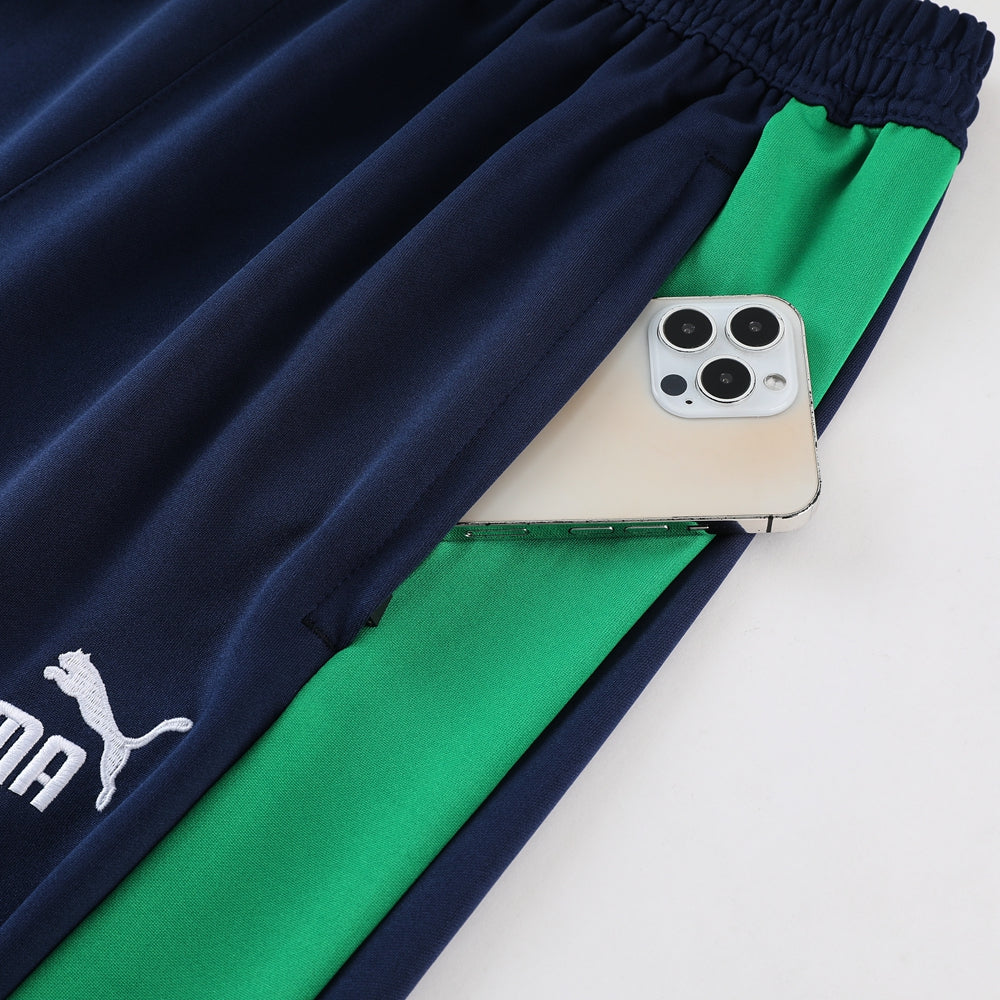 Puma Short Sleeve Training Jersey Set-PD01- Dark Blue - Image 6