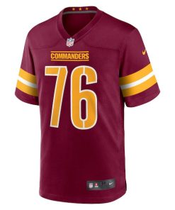 Alternative view of Sam Cosmi Washington Commanders Nike  Game Jersey -  Burgundy