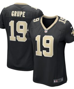 Blake Grupe New Orleans Saints Nike Women's Team Game Jersey -  Black