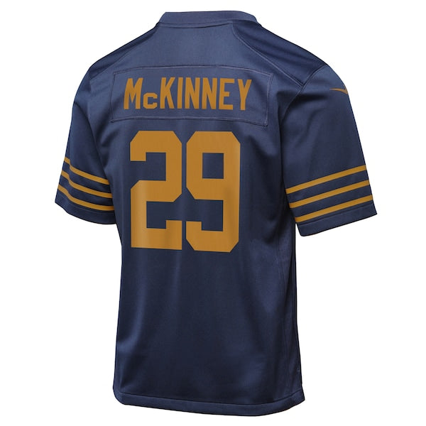 Xavier McKinney Green Bay Packers Nike Youth The 1923 Classic Game Jersey - Navy - Image 3