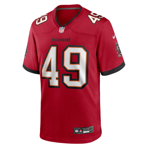 Owen Wright Tampa Bay Buccaneers Nike Team Game Jersey - Red - Image 2