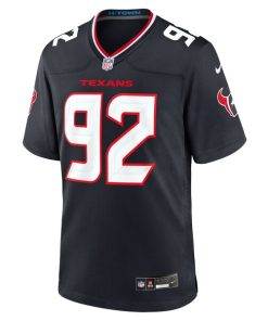 Alternative view of Dylan Horton Houston Texans Nike Team Game Jersey -  Navy