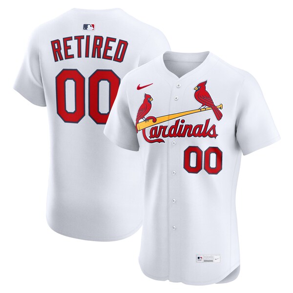 St. Louis Cardinals Nike Home Elite Pick-A-Player Retired Roster Jersey - White