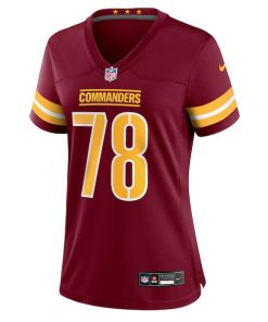 Alternative view of Laremy Tunsil Washington Commanders Nike Women's Team Game Jersey -  Burgundy