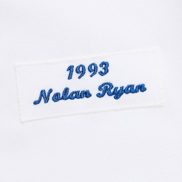 Nolan Ryan Texas Rangers 1993 Cooperstown Collection Authentic Jersey - White - Image 4
