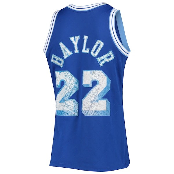 Elgin Baylor Los Angeles Lakers 1996/97 Hardwood Classics NBA 75th Anniversary Diamond Swingman Jersey - Royal - Image 3