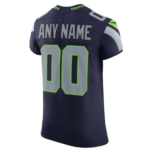 Seattle Seahawks Nike Vapor F.U.S.E. Elite Custom Jersey - College Navy - Image 3