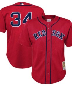 David Ortiz Boston Red Sox Preschool Cooperstown Collection?Mesh Batting Practice Jersey - Red