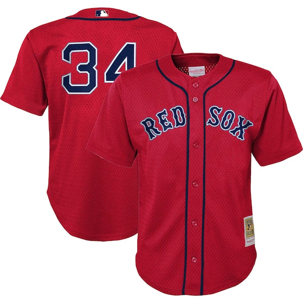 David Ortiz Boston Red Sox Preschool Cooperstown Collection?Mesh Batting Practice Jersey - Red