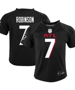 Bijan Robinson Atlanta Falcons Nike Toddler Game Jersey - Black