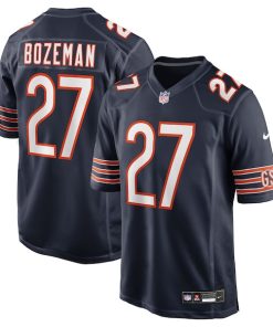 Swayze Bozeman Chicago Bears Nike Team Game Jersey -  Navy