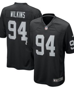 Christian Wilkins Las Vegas Raiders Nike Team Game Jersey -  Black