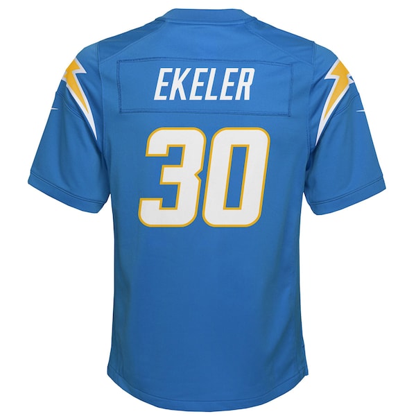 Austin Ekeler Los Angeles Chargers Nike Youth Game Jersey - Powder Blue - Image 3