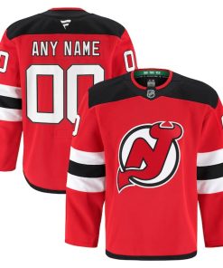 New Jersey Devils  Home Authentic Pro Custom Jersey - Red