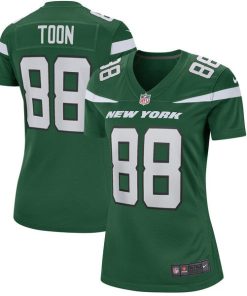 Al Toon New York Jets Nike Women's Game Retired Player Jersey - Gotham Green/White
