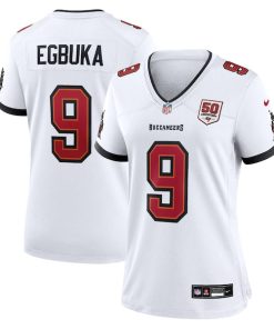 Emeka Egbuka Tampa Bay Buccaneers Nike Women's 50th Season White Game Jersey - White