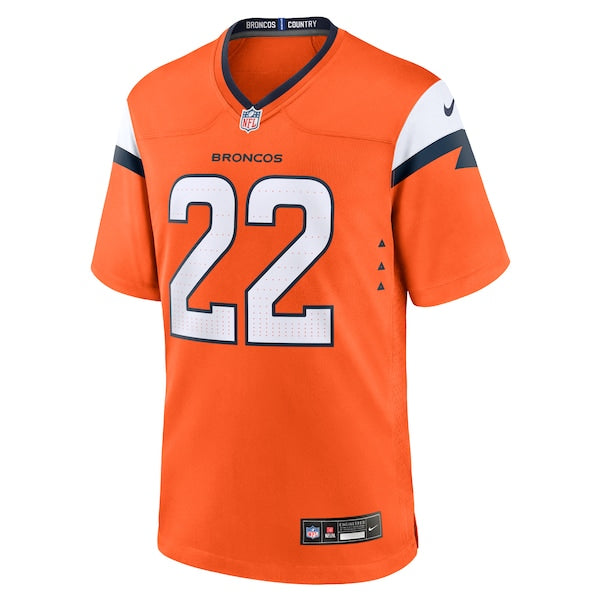 Brandon Jones Denver Broncos Nike Team Game Jersey - Orange - Image 3