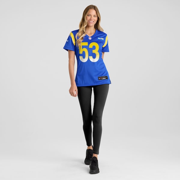 Nate Landman Los Angeles Rams Nike Women's Team Game Jersey - Royal - Image 4
