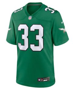 Alternative view of Cooper DeJean Philadelphia Eagles Nike Alternate Game Jersey -  Kelly Green