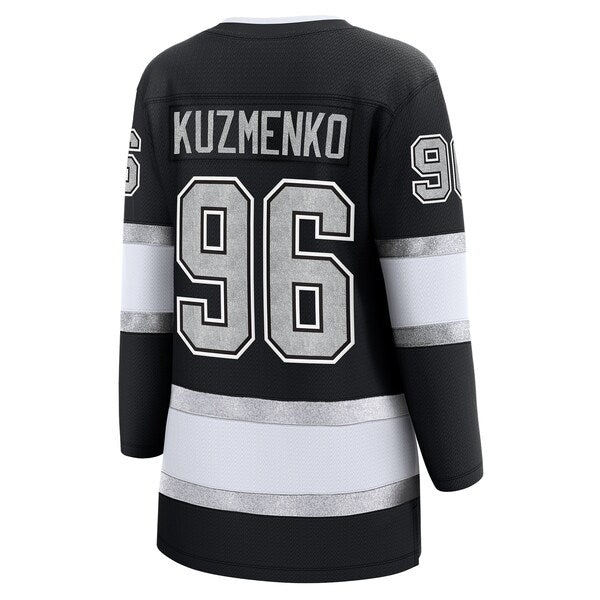 Andrei Kuzmenko Los Angeles Kings Women's Home Breakaway Player Jersey - Black - Image 3