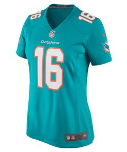 Alternative view of Jake Bailey Miami Dolphins Nike Women's Game Player Jersey - Aqua