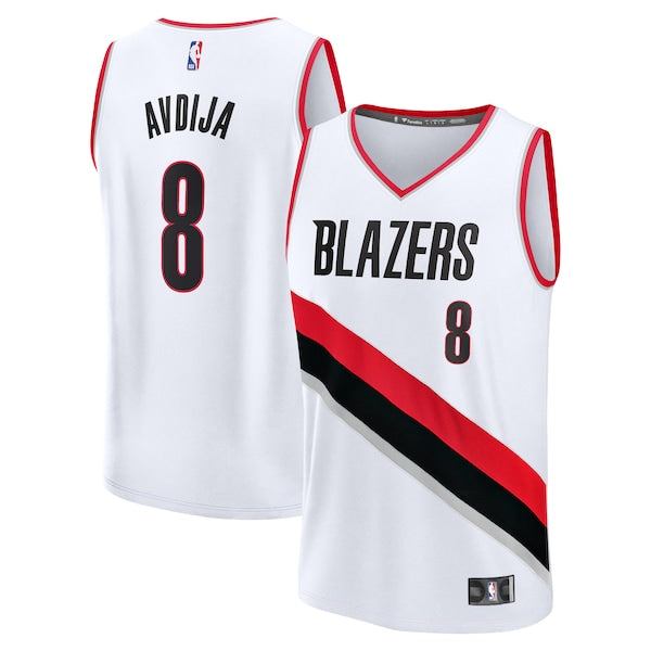 Deni Avdija Portland Trail Blazers Fast Break Replica Player Jersey - Association Edition - White