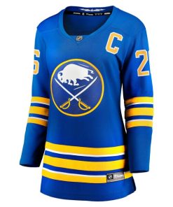 Alternative view of Rasmus Dahlin Buffalo Sabres  Women's Home Captain Patch Breakaway Jersey - Royal