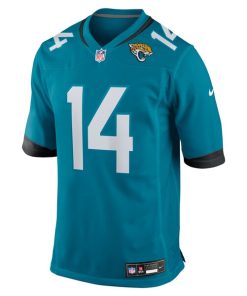 Alternative view of Nick Mullens Jacksonville Jaguars Nike Team Game Jersey -  Teal