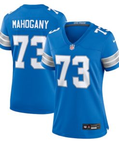 Christian Mahogany Detroit Lions Nike Women's Team Game Jersey -  Blue