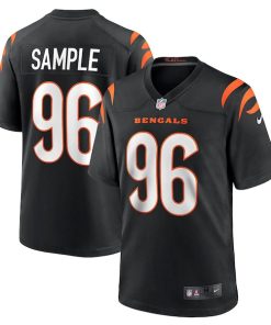 Cam Sample Cincinnati Bengals Nike Game Jersey - Black