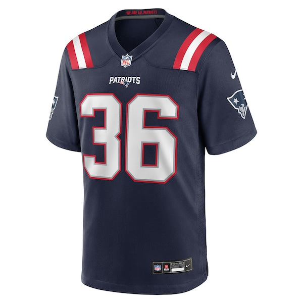 Andres Borregales New England Patriots Nike Team Game Jersey - Navy - Image 2