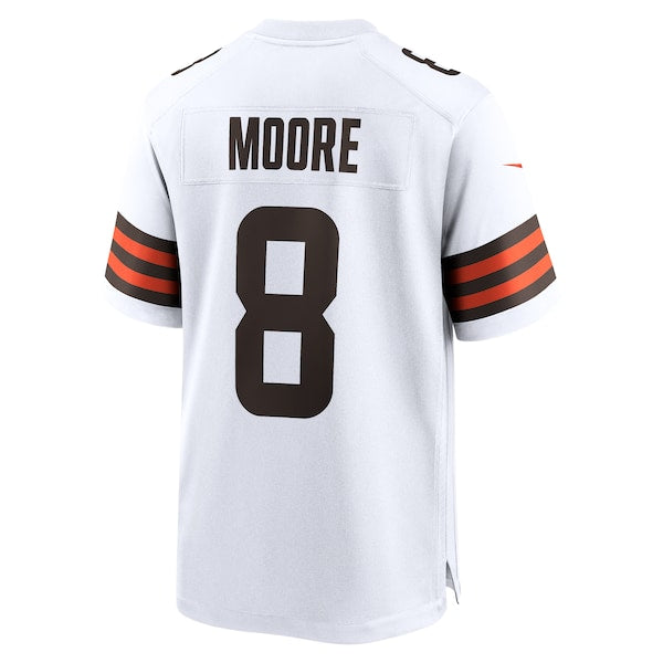 Elijah Moore Cleveland Browns Nike Team Game Jersey - White/Brown - Image 4