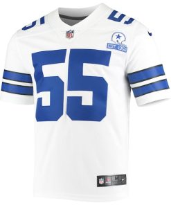 Alternative view of Leighton Vander Esch Dallas Cowboys Nike 60th Anniversary Limited Jersey - White