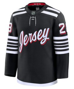 Alternative view of Timo Meier New Jersey Devils  Alternate Premium Jersey - Black