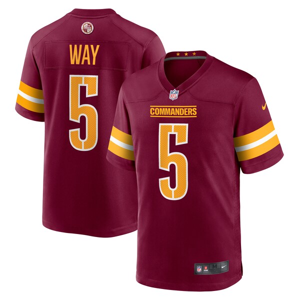 Tress Way Washington Commanders Nike Game Jersey - Burgundy
