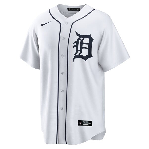Andy Ibanez Detroit Tigers Nike Home Replica Jersey - White - Image 2
