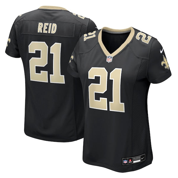 Justin Reid New Orleans Saints Nike Women's Team Game Jersey - Black