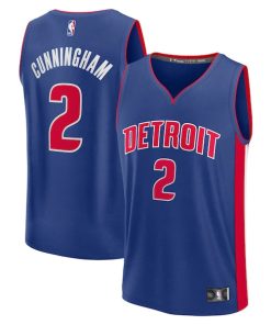 Cade Cunningham Detroit Pistons  Fast Break Replica Player Jersey - Icon Edition - Blue