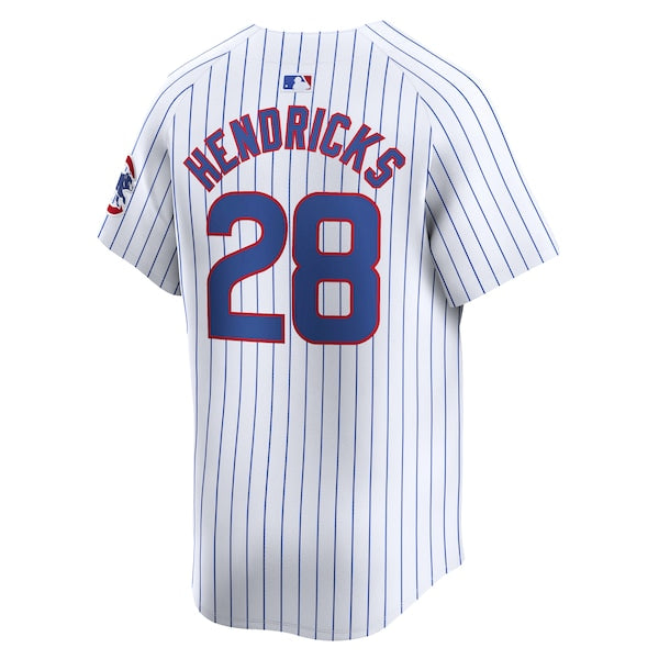 Kyle Hendricks Chicago Cubs Nike Home Limited Player Jersey - White - Image 3
