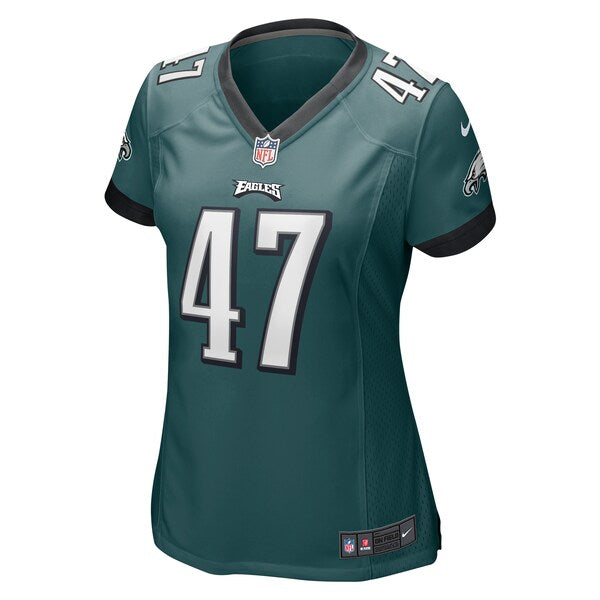 Brandon Smith Philadelphia Eagles Nike Women's Game Jersey - Midnight Green - Image 2