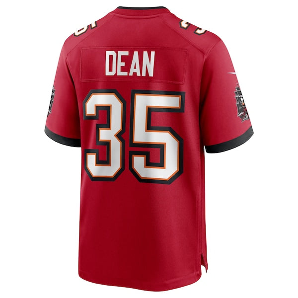 Jamel Dean Tampa Bay Buccaneers Nike Game Jersey - Red/Orange - Image 4