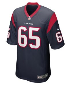 Alternative view of Bruce Hector Houston Texans Nike  Game Jersey -  Navy