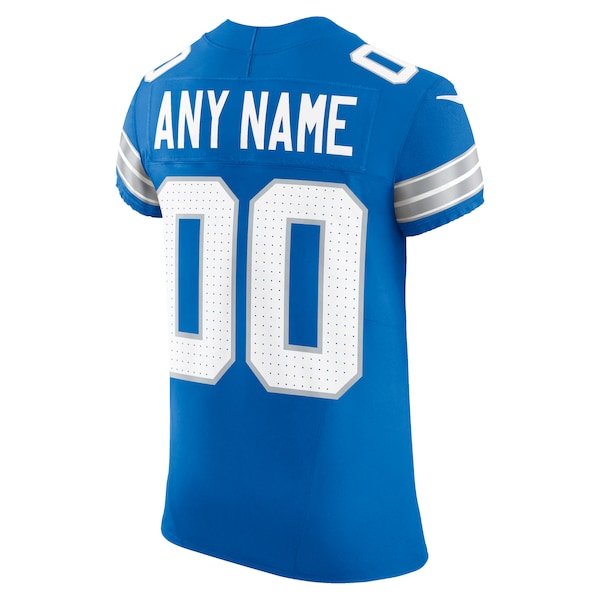 Detroit Lions Nike Team Vapor F.U.S.E. Elite Custom Jersey - Blue/Black - Image 4